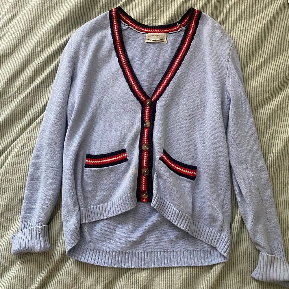 Urban Outfitters Collegiate Button Cardigan